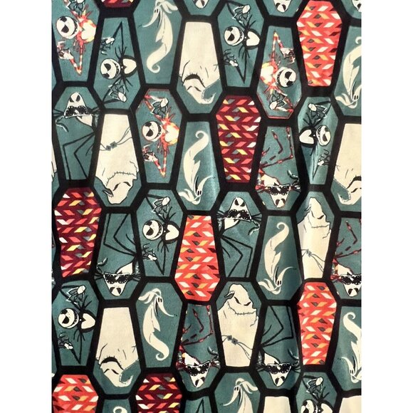 LuLaRoe Disney Gracie Girls Nightmare Before Christmas Jack Oogie Size 10 New - Picture 3 of 4